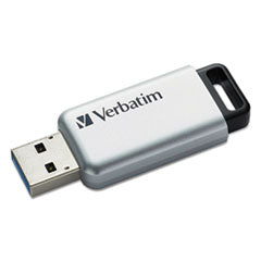 Verbatim® Store 'n' Go Secure Pro USB Flash Drive with AES 256 Encryption, 16 GB, Silver Flipcost Flipcost