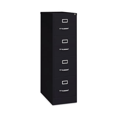 Vertical File Cabinet Black Cabinet, 4 Letter-Size File Drawers, 15 x 26.5 x 52 Flipcost Flipcost