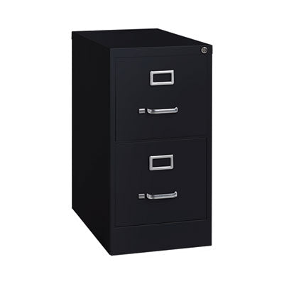 Vertical File Cabinet Black, 2 Letter-Size File Drawers,5 x 22 x 28.37 Flipcost Flipcost