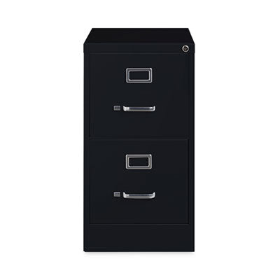 Vertical File Cabinet Black, 2 Letter-Size File Drawers,5 x 22 x 28.37 Flipcost Flipcost