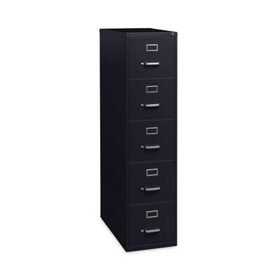 Vertical File Cabinet Drawers 5 Letter-Size File Drawers, Black, 15 x 26.5 x 61.37 Flipcost Flipcost