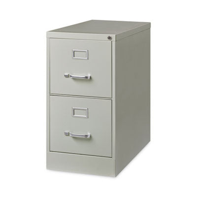 Vertical File Cabinet Light Gray, 2 Letter Size File Drawers, 15 x 26.5 x 28.37 Flipcost Flipcost