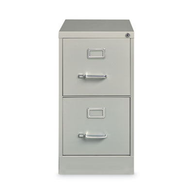 Vertical File Cabinet Light Gray, 2 Letter Size File Drawers, 15 x 26.5 x 28.37 Flipcost Flipcost