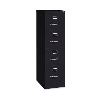 Vertical Letter File Cabinet Black, 4 Letter-Size File Drawers,  15 x 22 x 52 Flipcost Flipcost