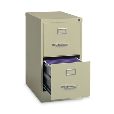 Vertical Letter File Cabinet Putty, 2 Letter-Size File Drawers, 15 x 22 x 28.37 Flipcost Flipcost