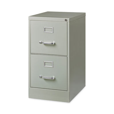 Vertical Steel Letter File Cabinet, 2 Letter-Size File Drawers, Light Gray, 15 x 22 x 28.37 Flipcost Flipcost