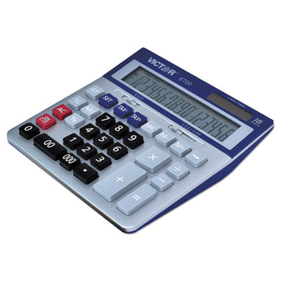 Victor® 6700 Large Desktop Calculator, 16-Digit LCD Flipcost Flipcost