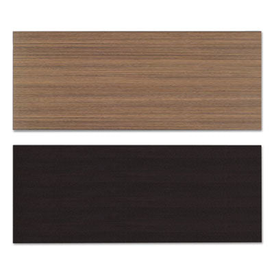 Reversible Laminate Table Top, Rectangular, 59.38w x 23.63d, Espresso/Walnut Flipcost Flipcost