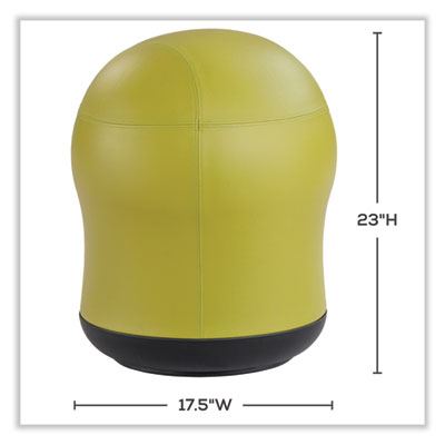 Zenergy Swivel Ball Chair, Backless, Supports Up to 250 lb, Green Seat Vinyl Flipcost Flipcost