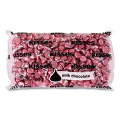 KISSES, Milk Chocolate, Pink Wrappers, 66.7 oz Bag, Ships in 1-3 Business Days - Flipcost