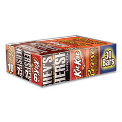 Full Size Chocolate Candy Bar Variety Pack, Assorted 1.5 oz Bar, 30 Bars/Box, Ships in 1-3 Business Days - Flipcost
