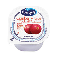 Cranberry Juice Drink, Cranberry, 4 oz Cup, 18/Carton, Ships in 1-3 Business Days - Flipcost