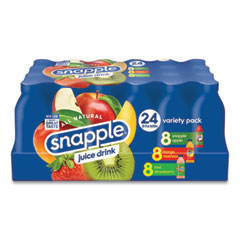 Juice Drink Variety Pack, Snapple Apple, Kiwi Strawberry, Mango Madness, 20 oz Bottle, 24/Carton, Ships in 1-3 Business Days - Flipcost