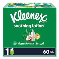 Kleenex® Lotion Facial Tissue, 3-Ply, White, 60 Sheets/Box, 27 Boxes/Carton - Flipcost